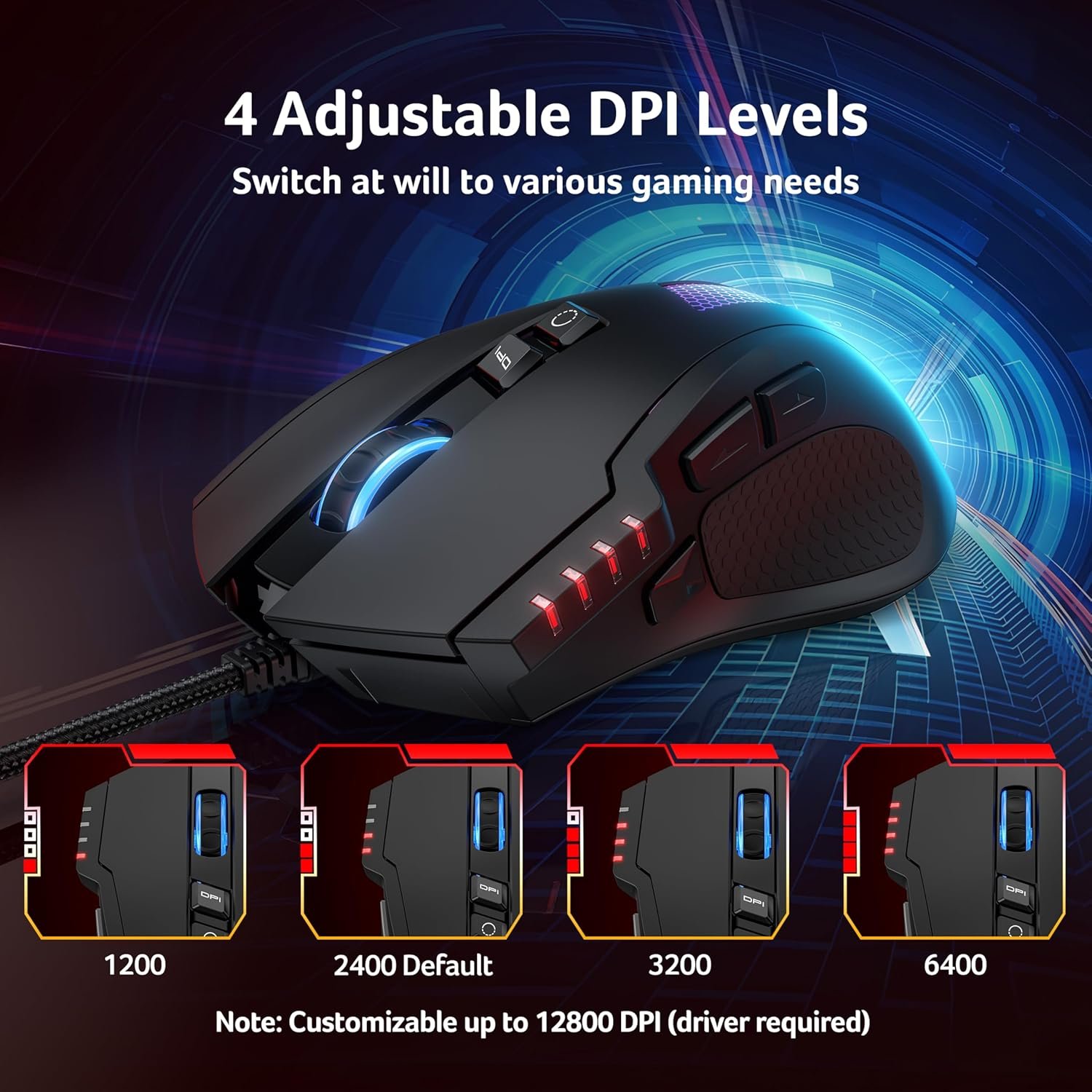 acer Wired Gaming Mouse - Image 2